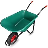 WINVOX 100L bis 150kg Stahlfelgen Schubkarre Gartenkarre Bauschubkarre zlyde916