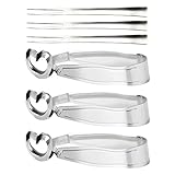 GOODFEER Schneckenbesteck Set FüR Schneckenzange,3 X Lebensmittelzange Aus Edelstahl Und...