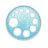 Acooruiteng Kreisschablone zum Zeichnen Kreis Schablone Vorlage Multifunktionales Quilling...