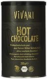 Vivani Hot Chocolate' Trinkschokolade Pur 280g, 1er Pack (1 x 280 g) - Bio