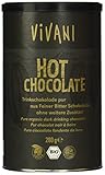 Vivani Hot Chocolate' Trinkschokolade Pur 280g, 1er Pack (1 x 280 g) - Bio