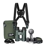 Vanguard Veo HD 1042BDL 10 x 42 Fernglas mit Kabelbaum und mobilem Adapter