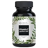 Vitamin C - 360 Kapseln - Hochdosiert mit 1000mg + 15mg Zink - Pflanzlich fermentiert &...