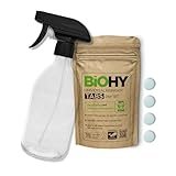 BiOHY Universalreiniger Putzmittel Tabs (24er-Set) + Glas Sprühflasche | nachhaltige...