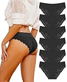 READY TO LOVE Unterhosen Damen Spitze Nahtlose Unterwäsche Damen Seamless Slip Damen...
