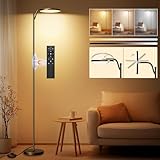 32W Deckenfluter Stehlampe Wohnzimmer 183cm,3000 Lumen Stehlampe Dimmbar mit...