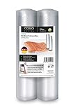 CASO Strukturrollen 20x600 cm / 2 Folienrollen, für alle Balken Vakuumierer &...