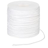 KALIONE 1,8 mm weiße Jalousieschnur Plisseeschnur Geflochtene Hebevorhangschnur...