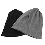 Abaodam 2 Stück Radsportmütze Ohr winddichter Warmer Hut Trainingsmütze Radmütze...