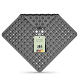 SilverRack Duschmatte rutschfest 53x53 cm (Dunkelgrau) - Antirutschmatte Dusche...