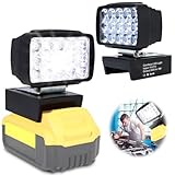 Akku Lampe für Makita 18V: Nizirioo Baustrahler Akku-Lampe 8W 900LM LED Arbeitsstrahler...