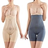 Shapewear Damen Body, Comfortable and Breathable Fabric Elastisch Body Shaper Shapewear...