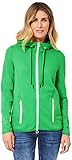 Cecil Damen B253410 Athleisure Sweatjacke, Radiant Green, L