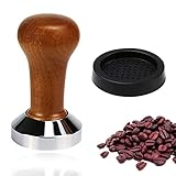 ACONDE Kaffee Tamper, 304Edelstahl in Lebensmittelqualität, Espresso Tamper mit Silikon...