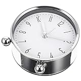 Cabilock runder Wecker LED-Wecker Heimuhr digitaler Wecker Uhren Nachttischwecker Uhr...