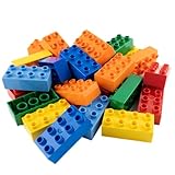 Lego® DUPLO® 2x4 Steine – 25x Bunte Grundbausteine (3011) | Perfekt für...