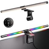 Quntis 51cm Curved Monitor Lampe mit RGB Hintergrundbeleuchtung Fernbedienung,...