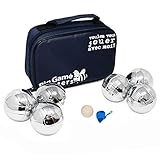 Big Game Hunters Boule 6 Kugel Set mit Rostschutz - 3 Haltbare Polierte Metallkugeln pro...