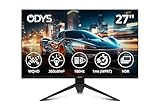 ODYS i27-Q-180 - 27 Zoll Gaming Monitor (69 cm Bildschirm, WQHD, 2.560x1.440 Pixel, 180...