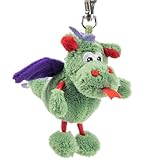 Schaffer Knuddel mich! 0223 Plüsch Schlüsselanhänger Drache Florian, 9 cm, Grün