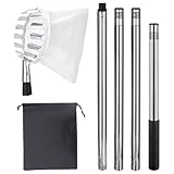 Tyinerc Teleskopischer Obstpflücker, Obstpflücker mit Teleskopgriff, Obstfänger aus...