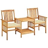 THOYTOUI Gartenstühle, Garten essgruppe Lounge möbel Outdoor Garten loungemöbel Set...