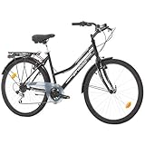 Multibrand Distribution Probike 26 City Zoll Fahrrad 6-Gang Urbane Cityräder...