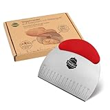 TreeBox Teigschaber aus Edelstahl und Silikon – Der Moderne Teigschneider ohne Plastik...