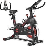 Yaheetech Heimtrainer Fahrrad für Zuhause Fahrradtrainer mit LCD Display Verstellbarer...