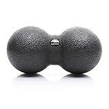 BODYMATE Faszien-DUO-Ball Schwarz, Selbstmassage-Ball für Faszientraining, Durchmesser...