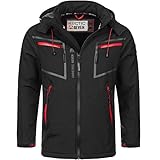 Arctic Seven Herren Softshell Jacke Funktionsjacke Outdoor Regenjacke Atmungsaktiv Fleece...