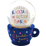 H:)PPY life Traumkugel Motiv 'Funkeln' | Schneekugel, Glas, Polyresin, Motivdruck |...