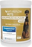 Grünlippmuschel Hund TESTSIEGER - 500g natürliches Grünlippmuschelpulver für Hunde -...