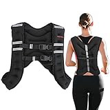 TrainHard 5 KG / 8 KG / 10 KG Gewichtsweste, X-Style Laufweste, Trainingsweste...