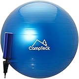 CampTeck U6764 Gymnastikball 65cm mit verbesserter Handpumpe für Fitness, Fitnessstudio,...