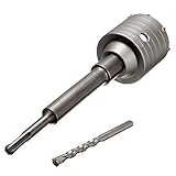 Bohrkrone Dosenbohrer SDS Plus 30-160 mm Durchmesser komplett für Bohrhammer 30...
