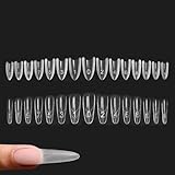 240 Stück Duals Nail Forms Set, Duals Tips Nägel Nagelverlängerung...