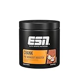 ESN Crank, Cola, 380g, Pre Workout Booster, vegan, geprüfte Qualität - made in Germany
