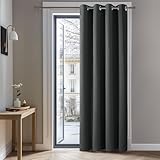 Deconovo Verdunklungsvorhang H214 x B132 cm Blickdichte Gardine mit Ösen Wohnzimmer...