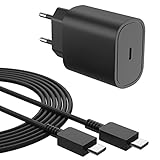 25W USB C Schnellladegerät, super schnelles Netzteil, USB C Ladegerät für Samsung S22,...