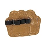 2 Stück Gewichtheber-Griffpolster aus PU-Leder, Handflächenschutz, Workout-Handschuhe...