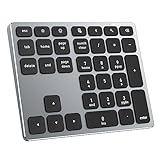 MoKo Nummernblock Kabelloser, Numpad Bluetooth Ziffernblock für Laptops und...