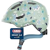ABUS Kinderhelm Smiley 3.0 - Fahrradhelm mit tiefer Passform, kindergerechten Designs &...