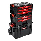 XL Werkzeugtrolley, Werkstattkoffer Set, Werkstattwagen Set aus'Q-Brick' Serie...