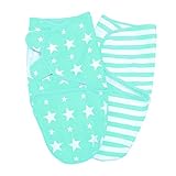 Lilly and Ben® Pucksack 2er Set I Baumwoll-Puckdecke in S/M (0-3 Monate) oder L...