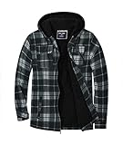 SwissWell Herren Fleeecejacke Verdicken Kariertes Coat Plüschfutter Freizeit...