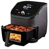 Instant Vortex Plus mit ClearCook - 5.7L Digitale Heißluftfritteuse, Schwarz, 6-in-1...