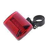 SkyPOOU Warnlampe, batteriebetrieben, leistungsstarker Fahrrad-Scheinwerfer für Rennrad,...