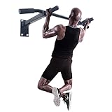 ISE Multifunktion Fitness Klimmzugstange zur Wandmontage, Turnstange bis 200kg mit...
