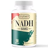 NADH 50 mg – 60 Kapseln, reduzierte Form von NAD+, hochdosiert mit Coenzym Q10 (200 mg)...